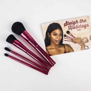 Limited edition Red morphe Christmas brushes